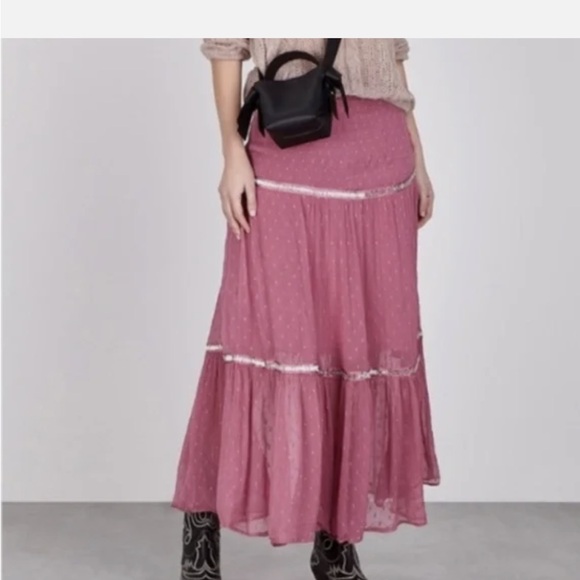 Free People Sugar Plum Skirt Size 8 NWT - Picture 3 of 13